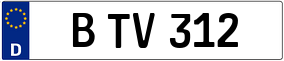 Truck License Plate